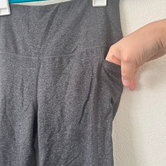 Skechers Womens Gray High Waist Athletic Leggings Workout Pants Medium - Picture 4 of 4